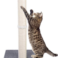 Dimaka Ultimate 29" de alto rascador de gato grande, poste de sisal natural y base pesada, rascador vertical completo - BESTMASCOTA.COM
