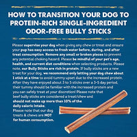 Odor-free Angus Bully Sticks por el Best Bully Sticks, fabricado de todos los Naturales, free Range, zacate FED Angus Beef, hand-inspected y USDA/Aprobado por la FDA - BESTMASCOTA.COM