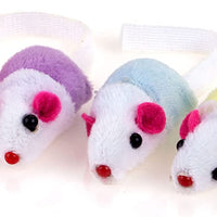 Juguete de 36pcs 1.8" pequeño gato juguetes ratones lindo doble color pequeño mouse juego interactivo