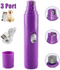 Molinillo de uñas Rull para perros, con bajo ruido eléctrico para mascotas, cortadora de uñas sin dolor, herramienta de aseo para perros, gatos, animales pequeños, molinillo de uñas recargable - BESTMASCOTA.COM