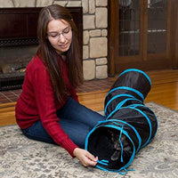 PetLike S Way - Túnel plegable para gato, juguete con bola - BESTMASCOTA.COM