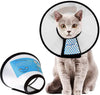 Supet Cat Cone Adjustable Pet Cone Pet Recovery Collar Comfy Pet Cone Collar Protective Collar for After Surgery Anti-Bite Lick Wound Healing Safety Practical Plastic E-Collar for Cats Puppy Rabbit - BESTMASCOTA.COM