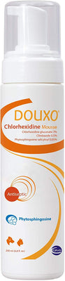 Douxo, antiséptico, clorhexidina + climbazole, en mousse (6.8 onzas). - BESTMASCOTA.COM