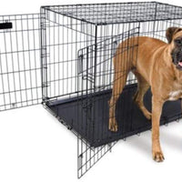 Jaula de alambre con abertura doble ProValu, Negro - BESTMASCOTA.COM