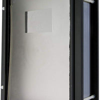 Hakuna Pets Deluxe puerta de aluminio para perros y gatos con panel de bloqueo para pantallas, puertas y paredes de hasta 2.8 in de grosor - BESTMASCOTA.COM