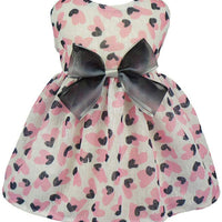 Fitwarm - Ropa de mascota para el día de San Valentín para perros y gatos, chaleco de chaleco de chaleco con corazones dulces de gasa rosa - BESTMASCOTA.COM