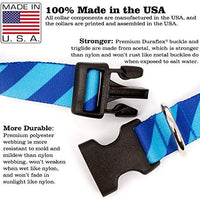 Collar de perro personalizado de Buttonsmith – Impresión permanente resistente a la decoloración, hebilla de grado militar resistente al óxido, resistente a olores y moho, elección de 5 tamaños, fabricado en los Estados Unidos - BESTMASCOTA.COM