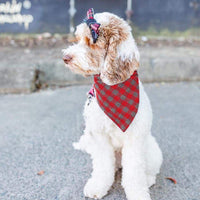 Bandana para perro, 4 unidades, lavable, reversible, a cuadros, para perros y gatos - BESTMASCOTA.COM