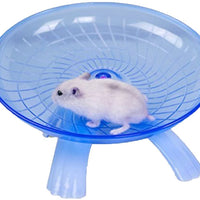 TooFu Exercise Wheel Jogging Running Silent Spinner Hamster Toy for Syrian Rat Hamster Toy for Gerbil Guinea Pig Hamster House Wood Bridge Climb Kit - BESTMASCOTA.COM