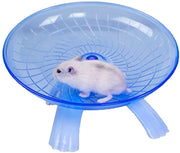 TooFu Exercise Wheel Jogging Running Silent Spinner Hamster Toy for Syrian Rat Hamster Toy for Gerbil Guinea Pig Hamster House Wood Bridge Climb Kit - BESTMASCOTA.COM