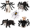 Idepet - Disfraz de Halloween para perro, 8 alas de araña, color morado, para cachorros - BESTMASCOTA.COM