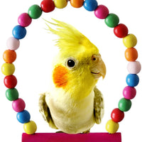 BWOGUE - 5 piezas de juguetes colgantes para pájaros, jaula para pájaros, hamaca, columpio, juguete colgante para pequeños periquitos, cacatúas, conures, macaws, loros, pájaros de amor, pinzones. - BESTMASCOTA.COM