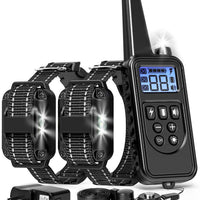 FunniPets Dog Training Collar, 2600ft Range Dog Shock Collar with Remote Waterproof Electronic Dog Collar for Medium and Large Dogs with 4 Training Modes Light Static Shock Vibration Beep - BESTMASCOTA.COM