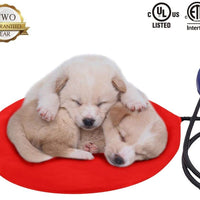 Warmstore - Calentador de camas para perro, almohadilla de calor eléctrica para gatos, impermeable, ajustable, resistente a masticar, cable de acero, suave funda extraíble - BESTMASCOTA.COM