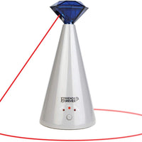 Friends Forever Interactive Cat Laser Toy - Puntero láser para gatos para entrenamiento automático giratorio, modo de 3 velocidades ajustable - BESTMASCOTA.COM