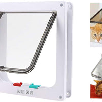 xiaoyu interior 4 maneras de bloqueo Cat Dog Puerta & Flaps - BESTMASCOTA.COM