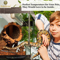 SunGrow Reptile Tank Heater Adhesive Pad, Keeps Cold-Blooded Pets Healthy, Alternative Heat Source, 24-Hour Under Tank Terrarium Heating Mat - BESTMASCOTA.COM