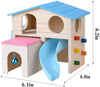 Kathson Hámster House Hideout Hut Rat Hideaway - Juguetes de ejercicio para animales pequeños como hámster enano y ratón - BESTMASCOTA.COM