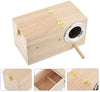 PINVNBY - Caja de madera para pájaros y loros (tamaño: 7.9 in) - BESTMASCOTA.COM