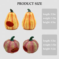 Kathson - Terrario de resina para ocultar calabazas de reptiles, para decoración de leopardo, geckos, dragones barbudos, lagartos, serpientes y salamandras - BESTMASCOTA.COM