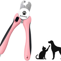 Dog Nail Clippers Pet Nail Trimmers Nail File Set Razor Sharp Blades Safety Guard Sturdy Non Slip Handles Professional Grooming Tool for Large and Small Animals Vet Recommended - BESTMASCOTA.COM