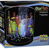 Kit de tanque de peces GloFish, incluye iluminación LED y decoración - BESTMASCOTA.COM