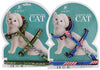 Fancy Finca collares para gatos y mascotas, correas ajustables, para cachorros, caminar, entrenamiento, correr, senderismo, 2 juegos - BESTMASCOTA.COM