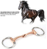 HEEPDD - Broca de acero inoxidable para caballo con forma de serpiente, para todo tipo de usos - BESTMASCOTA.COM