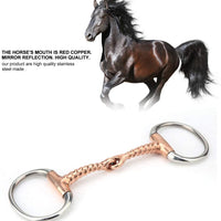 HEEPDD - Broca de acero inoxidable para caballo con forma de serpiente, para todo tipo de usos - BESTMASCOTA.COM