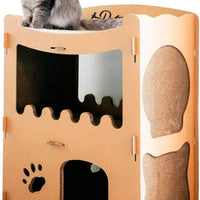 PETIQUE Feline Penthouse Casa para gatos - BESTMASCOTA.COM