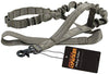 Correa táctica de nailon ajustable para perros de liberación rápida con 2 asas de control - BESTMASCOTA.COM