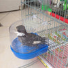 Kathson - Caja de baño para loro, jaula para pájaros, accesorios de baño, bañera para novias de mascotas, canarios, loros, (color al azar) - BESTMASCOTA.COM