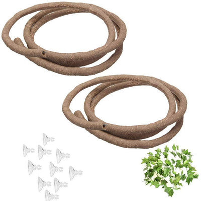 tfwdmx bend-a-branch Jungle Vines, hojas de hiedra artificial hábitat para mascotas decoración para Lagarto, ranas, serpientes y más Reptiles - BESTMASCOTA.COM