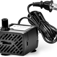 ILEBYGO 50 GPH 3W Mini bomba de agua sumergible para acuarios, tanque de peces, bombas para hacer ondas, estanque, fuente, hidropónica - BESTMASCOTA.COM