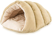 Sleep Zone - Cama de ante sintético para perro, parte inferior de tela, 22.0 x 16.9 in, color marrón/atractivo, duradera, cómoda, lavable. de Ethical Pets - BESTMASCOTA.COM