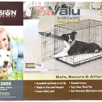 Jaula de alambre con abertura doble ProValu, Negro - BESTMASCOTA.COM