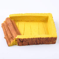 Aqua KT Rampa de reptiles para comida de roca con base resistente para alimentación de anfibios - BESTMASCOTA.COM