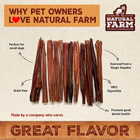 NATURAL FARM PET palitos de bruja Pixie de 6 pulgadas para perros (30 o 50 paquetes) | Encendedor, extra finos golosinas | criados en granja, alimentados con hierba, carne de vacuno sin granos | masticables digestibles sin olor - BESTMASCOTA.COM