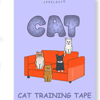 Jxselect - Cinta de entrenamiento antiarañazos para gatos, 8 piezas, XL grande (11,8" x 17"), cinta transparente de doble cara para rascar gatos, alfileres sin cinta de disuasión de gato, protector de muebles... - BESTMASCOTA.COM