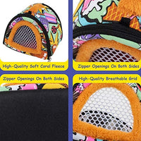 CROWNY - Bolsa transportadora para hámster (portátil, transpirable, con correa desmontable) - BESTMASCOTA.COM