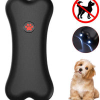 Petacc - Dispositivo antiladrido, ultrasónico para perro para controlar ladridos y caminar al aire libre, rango de control de 16 pies con luz LED - BESTMASCOTA.COM
