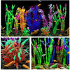 CousDUoBe Paquete de 9 plantas acuáticas artificiales para plantas acuáticas, simula plantas y paisaje de acuario vívidamente (12 pulgadas) - BESTMASCOTA.COM