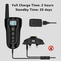 Peteme Dog Training Shock Collar Rechargeable with Beep/Vibra/Electric Shock,100% Waterproof, 1200 ft Remote Trainer Range Collar for Small Medium Large Dogs. - BESTMASCOTA.COM