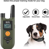 Collar de entrenamiento para perros con mando a distancia, 3 modos de entrenamiento, incluyendo pitido y vibración, collar impermeable recargable para perros, rango de 1000 pies, seguro y eficaz para perros grandes y medianos. - BESTMASCOTA.COM