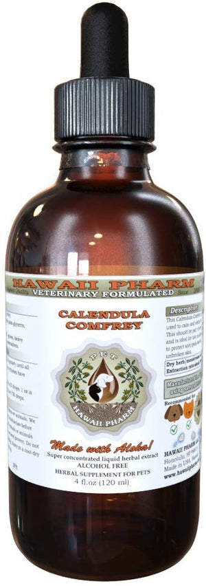 Caléndula Orgánico (Calendula officinalis) Veterinaria con flores secas naturales alcohol-free Extracto de líquido, Pet Suplemento de hierbas - BESTMASCOTA.COM