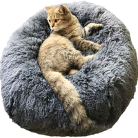 Cama para perro o gato BinetGo, cojín de piel sintética para perro o gato, alivio de articulaciones y mejor sueño, lavable a máquina, parte inferior impermeable - BESTMASCOTA.COM