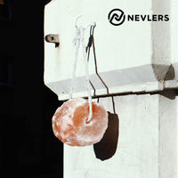 Nevlers 2 Pack All Natural Pure Himalayan Salt Licks for Animals - Great for Horses, Cows, Deer, and Other Livestock - Ropes Included - 4.5-6.5 lbs Each - BESTMASCOTA.COM