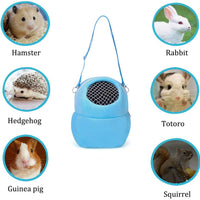 Tfwadmx - Bolsa transportadora portátil para hámsteres, mochila de viaje, transpirable, bolsa de unión para mascotas pequeñas, erizo, hámsteres, deslizador de azúcar, chinchilla, cobayas y ardilla - BESTMASCOTA.COM