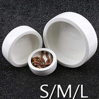 OMEM Worm Dish Mini Reptile Food Bowl Ceramics Made - BESTMASCOTA.COM