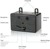 Dispositivo de control de corteza para perros Lazaga, antiladridos ultrasónicos para perros, control de corteza sónica y silenciador para detener ladridos, negro - BESTMASCOTA.COM